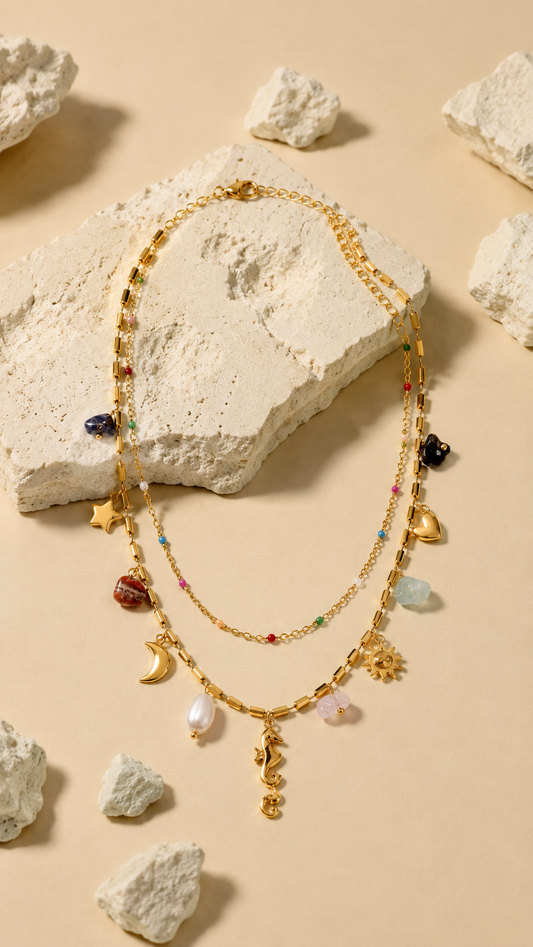 Leoni | Collier Double Rang Élégance Estivale