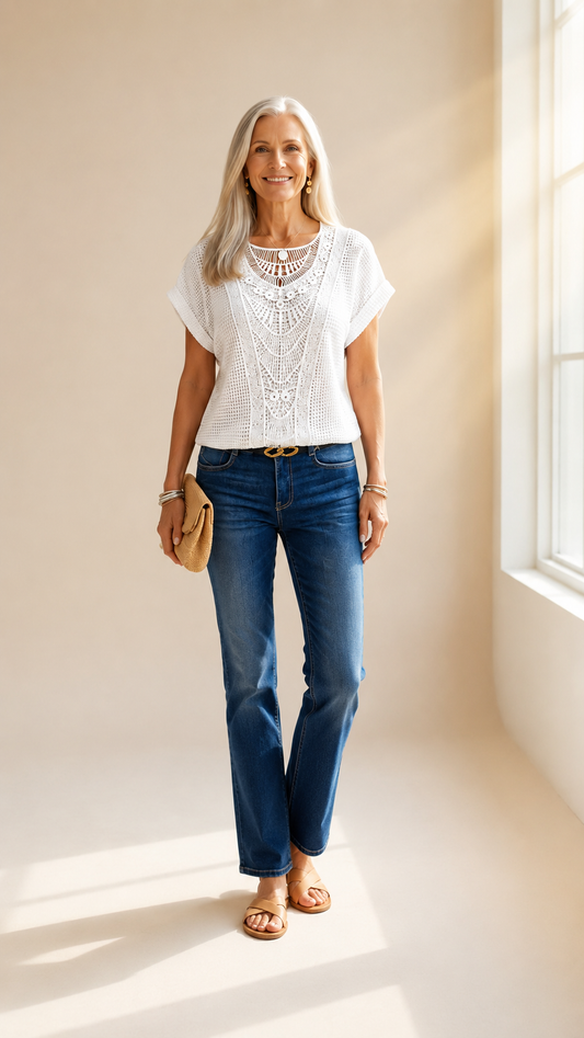 Lola | Top en Dentelle Élégant pour Femme