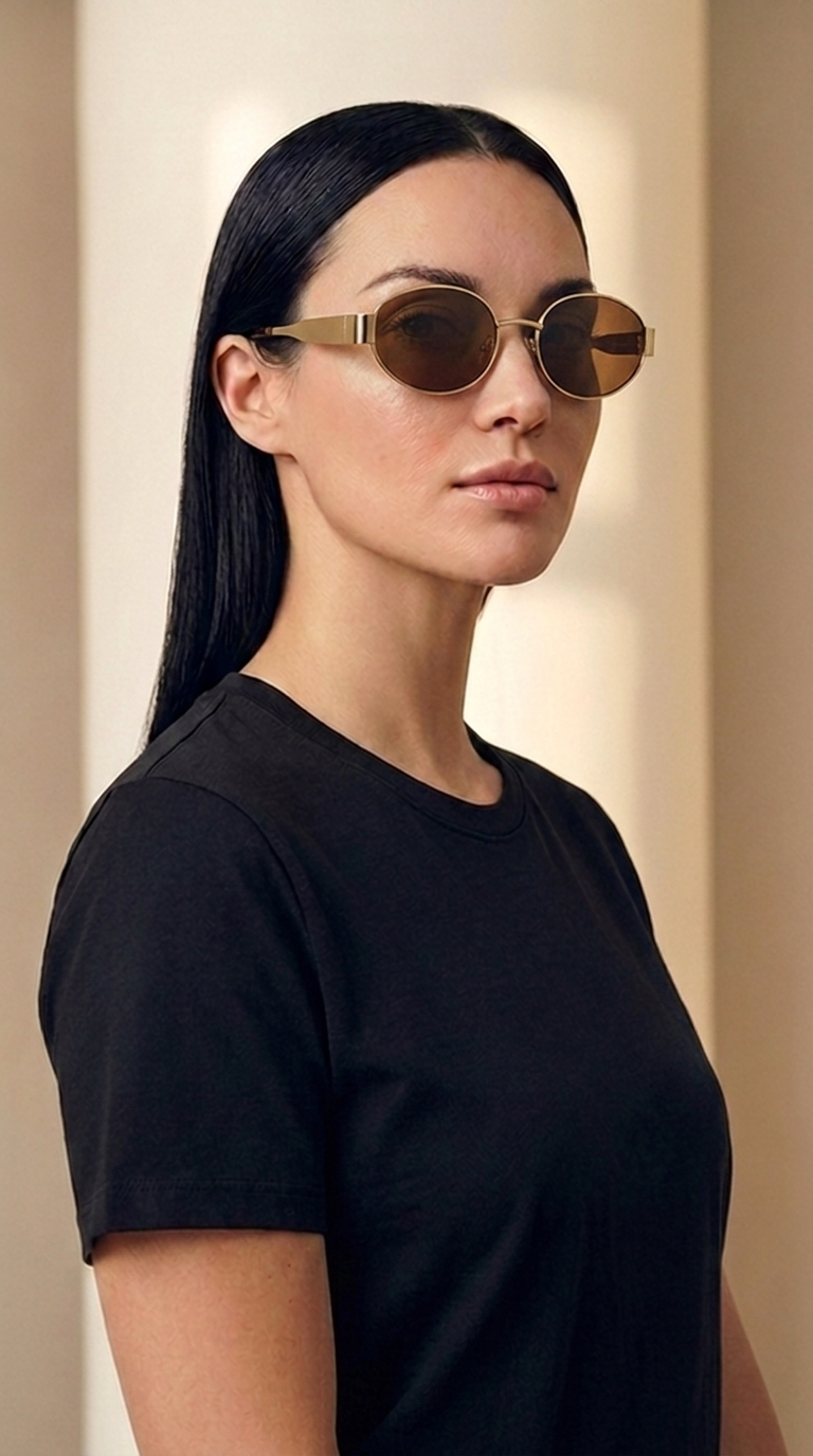Aurora | Lunettes de soleil ovales vintage pour femmes