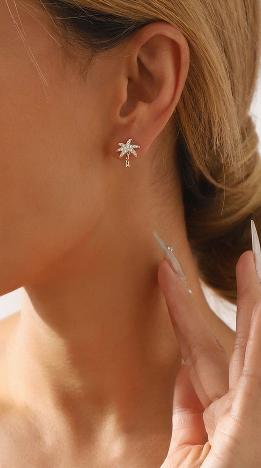 Lola | Boucles d'oreilles palmier élégantes pour femmes