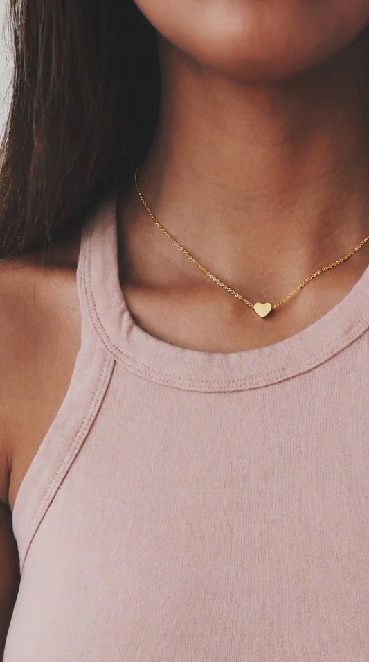 Amour | Collier cœur pour femmes — romantique et ajustable