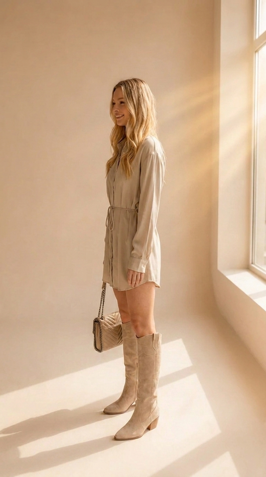 Lucie | Robe élégante à manches longues