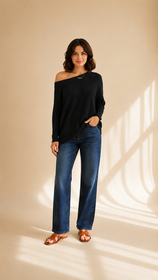 Solène | Pull Oversize Col Rond