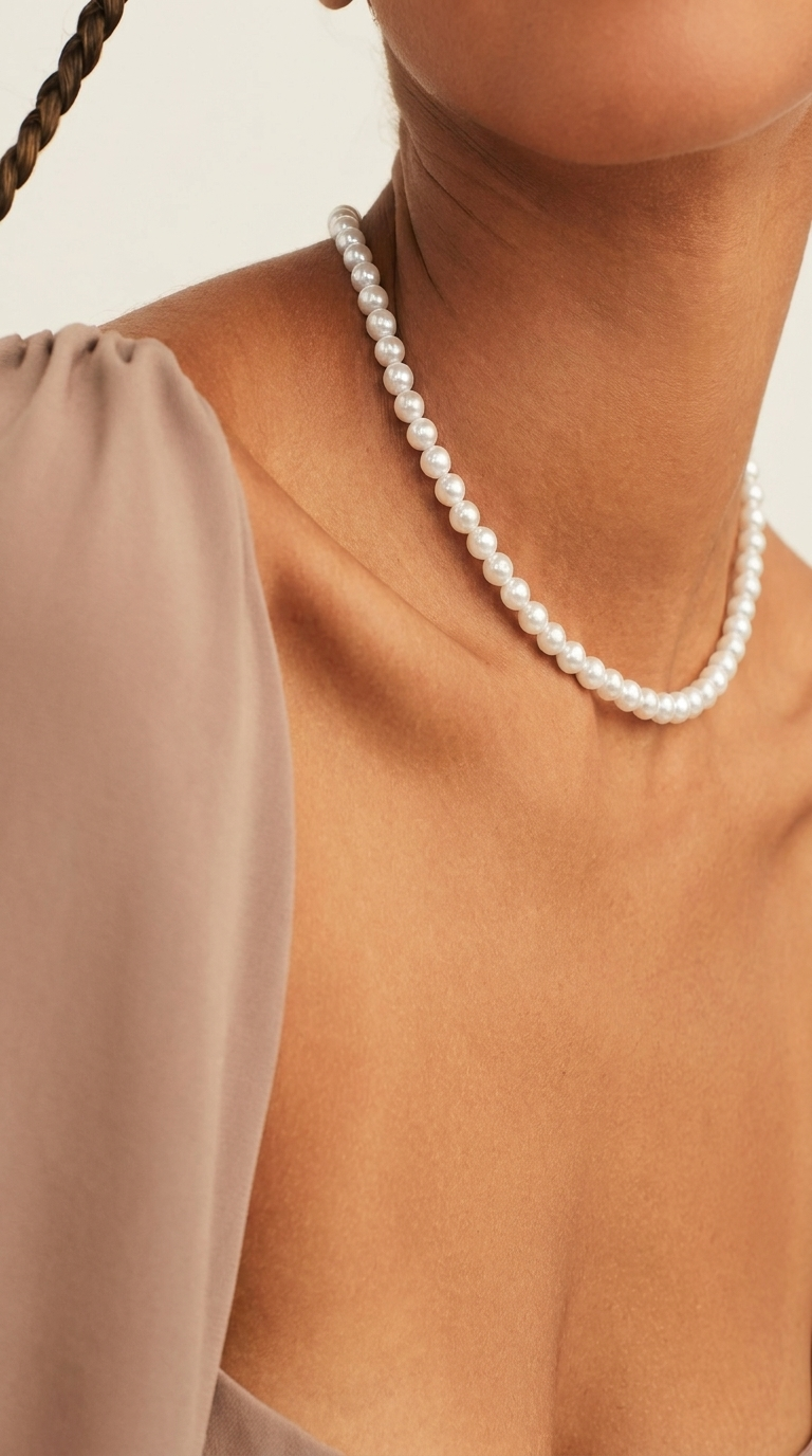 Élise | Collier en Perles Plaqué Or