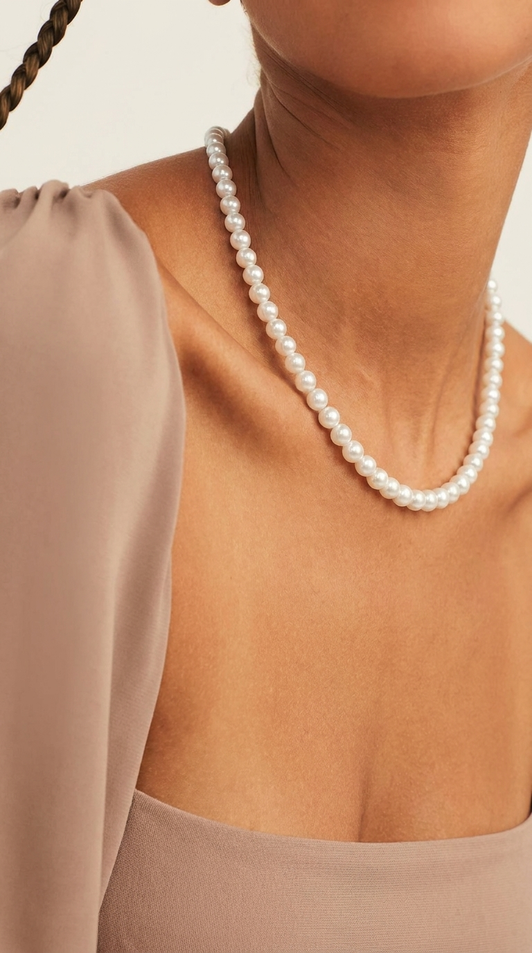 Élise | Collier en Perles Plaqué Or