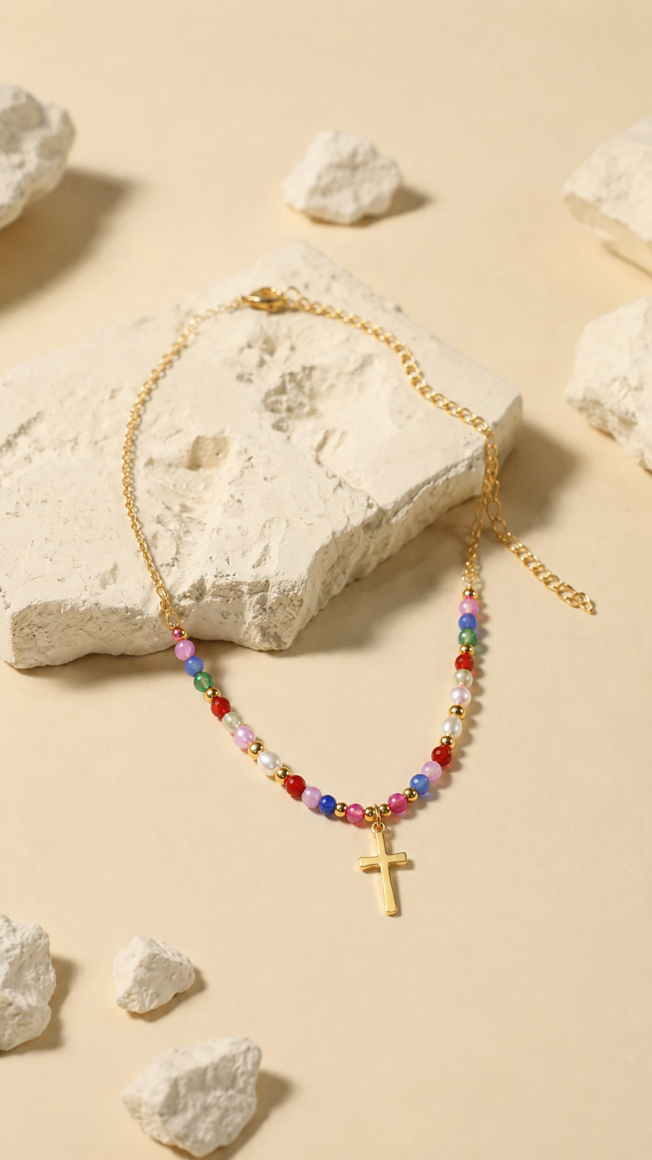Élise | Collier Croix Élégance Intemporelle