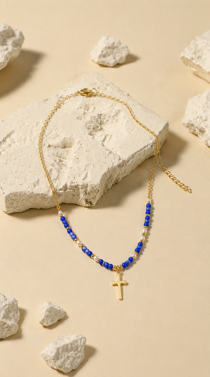 Élise | Collier Croix Élégance Intemporelle