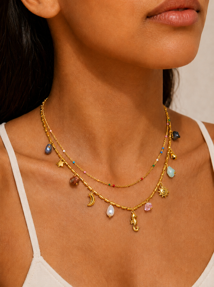 Leoni | Collier Double Rang Élégance Estivale