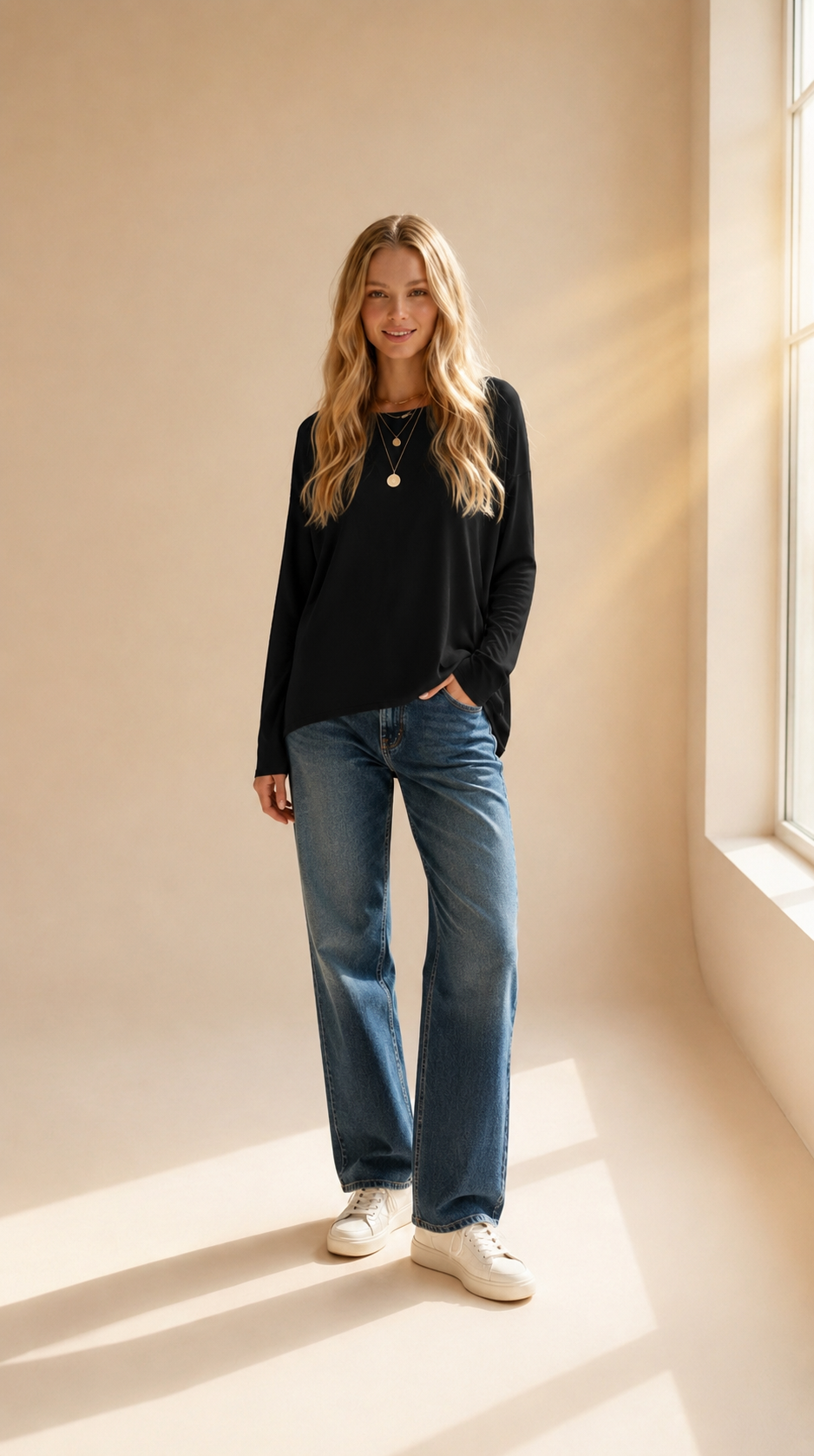 Noémie | Pull Oversize Tricoté À Manches Chauve-Souris