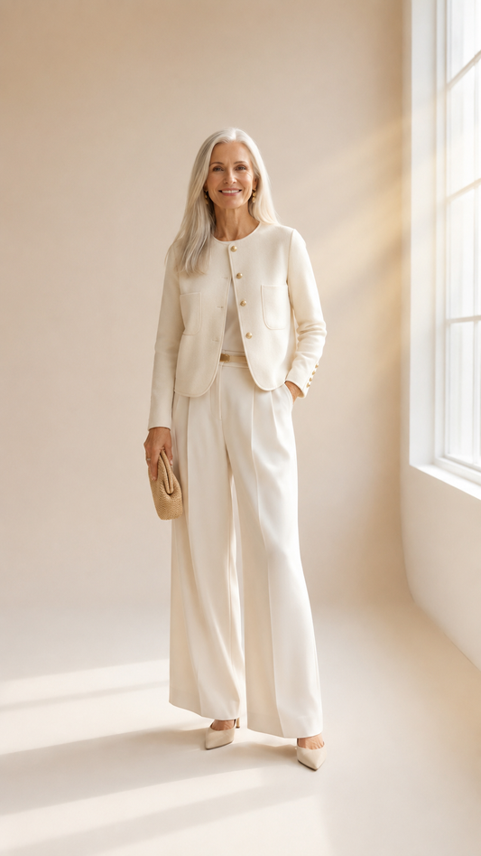 Colette | Veste courte en laine luxe pour femme