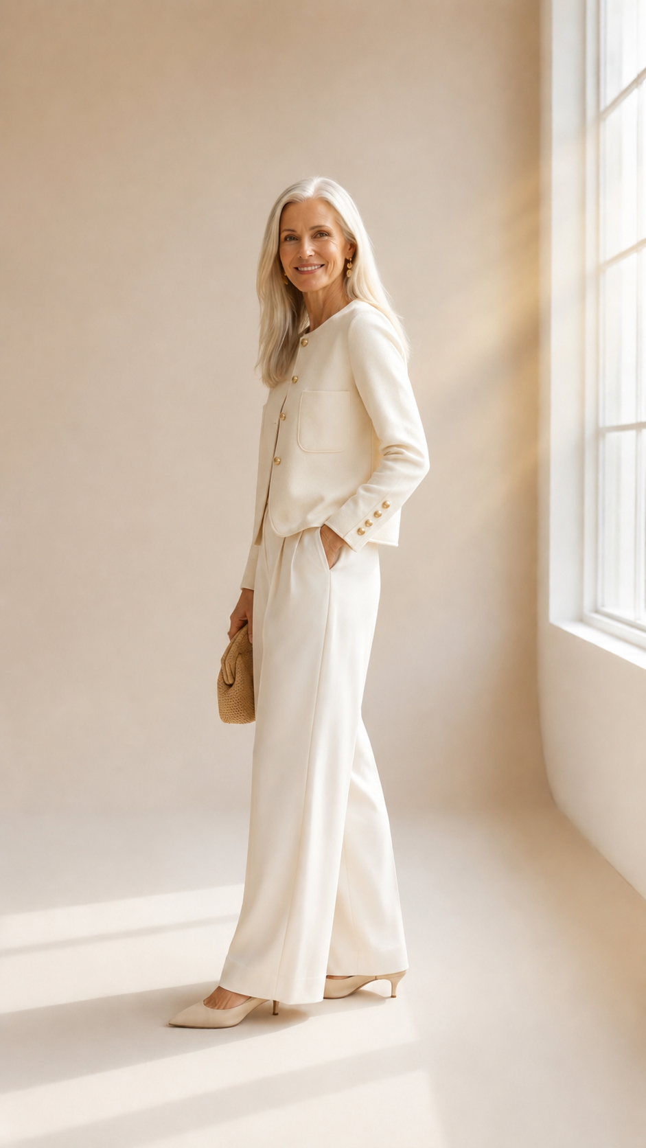 Colette | Veste courte en laine luxe pour femme