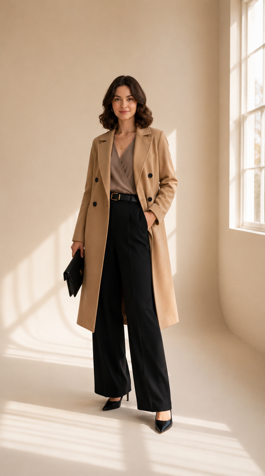 Margot | Manteau long élégant pour femme