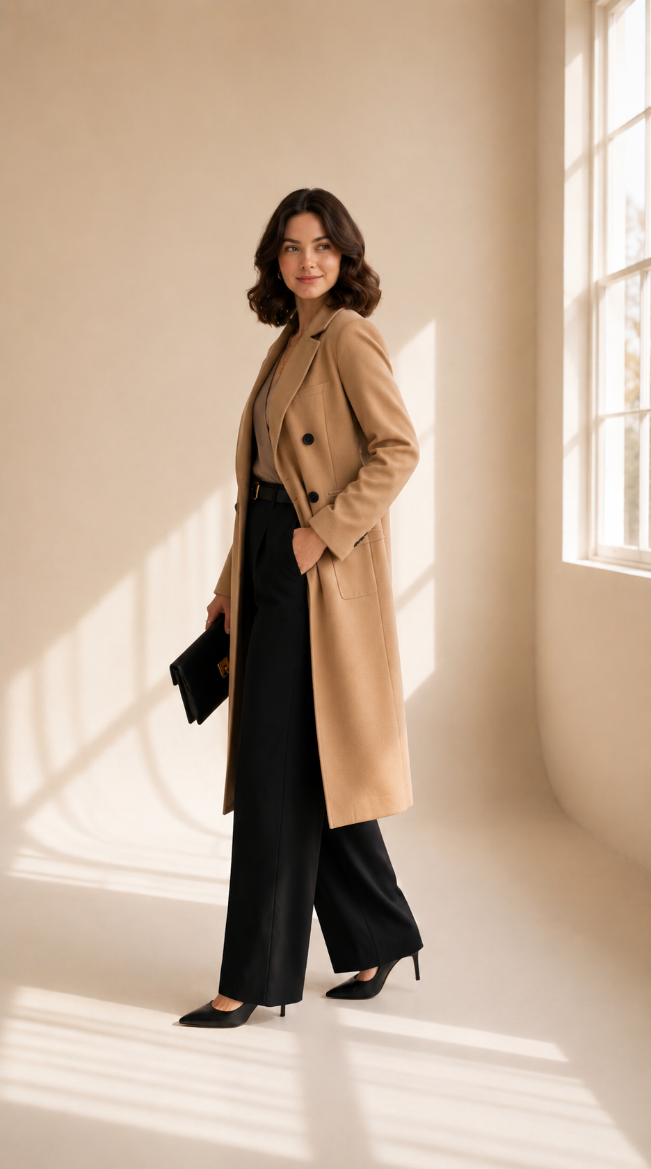 Margot | Manteau long élégant pour femme
