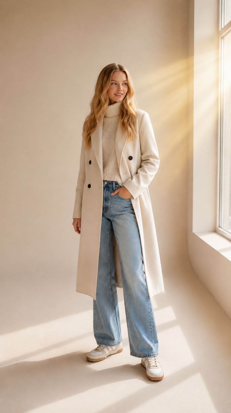 Margot | Manteau long élégant pour femme