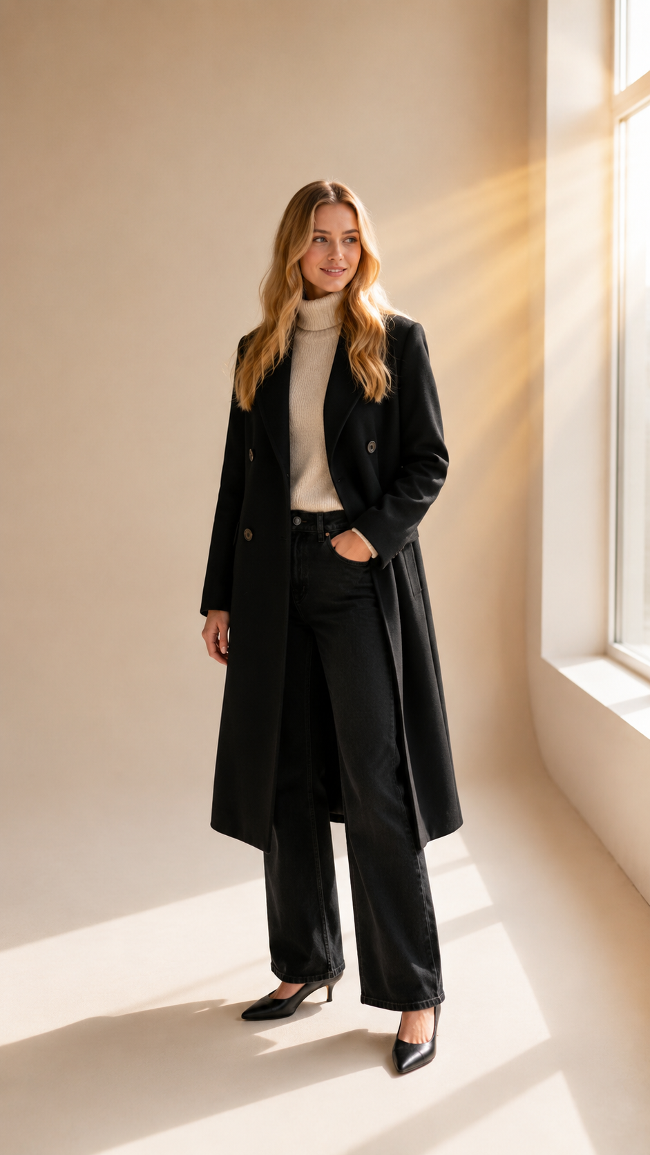 Margot | Manteau long élégant pour femme