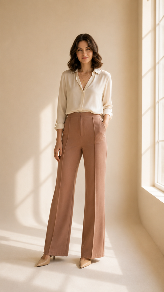 Lucie | Pantalon élégant à taille haute