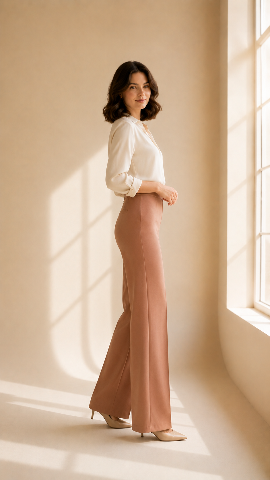 Lucie | Pantalon élégant à taille haute