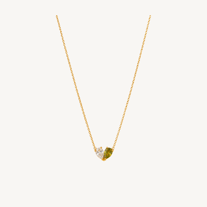 Amélie | Collier Deux Pierres
