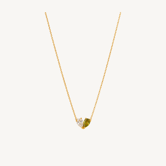 Amélie | Collier Deux Pierres