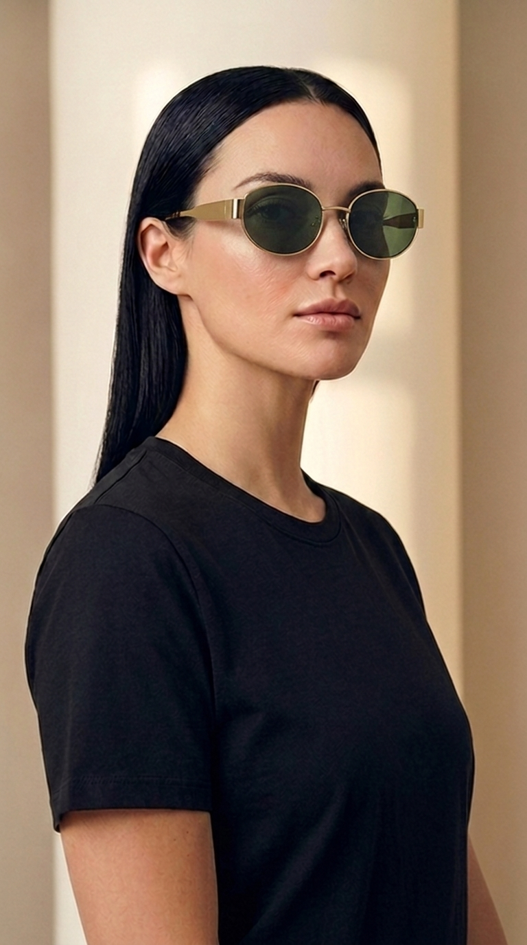 Aurora | Lunettes de soleil ovales vintage pour femmes
