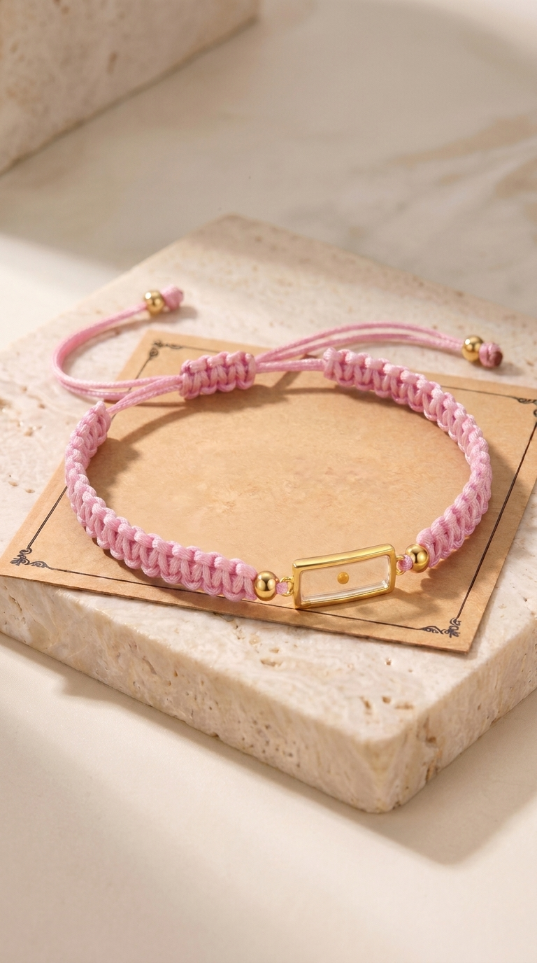 Faith | Bracelet Ajustable Graine de Moutarde