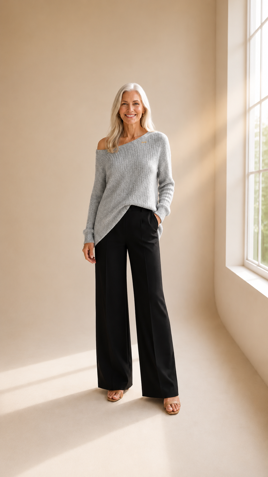 Solène | Pull Oversize Col Rond