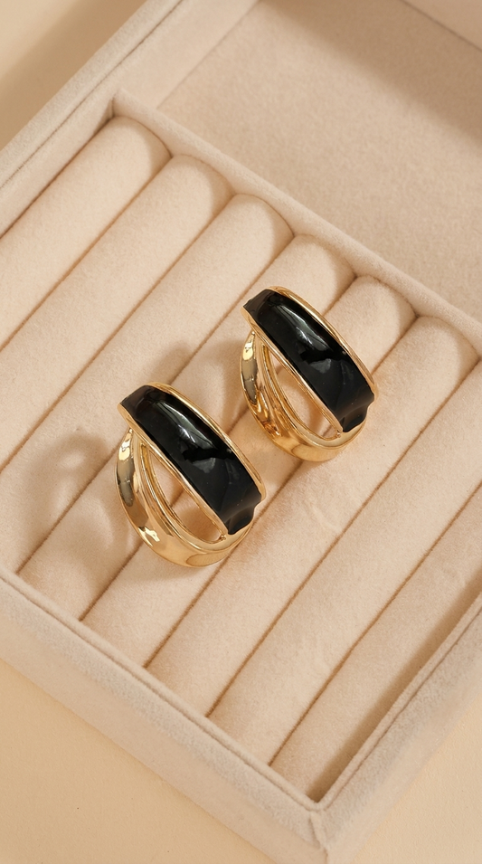 Chloé | Boucles d’Oreilles Émaillées Élégantes