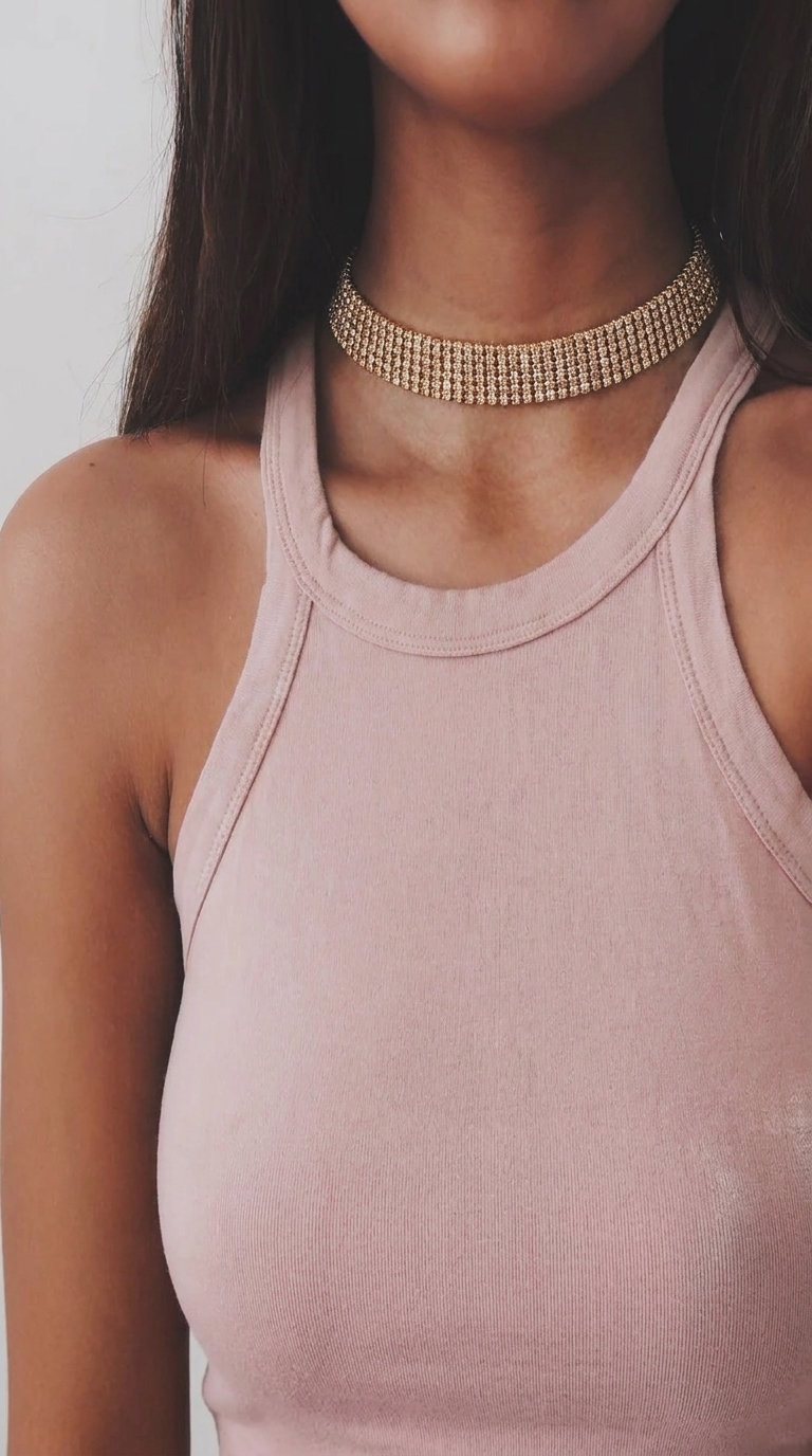 Diane | Choker de luxe avec strass