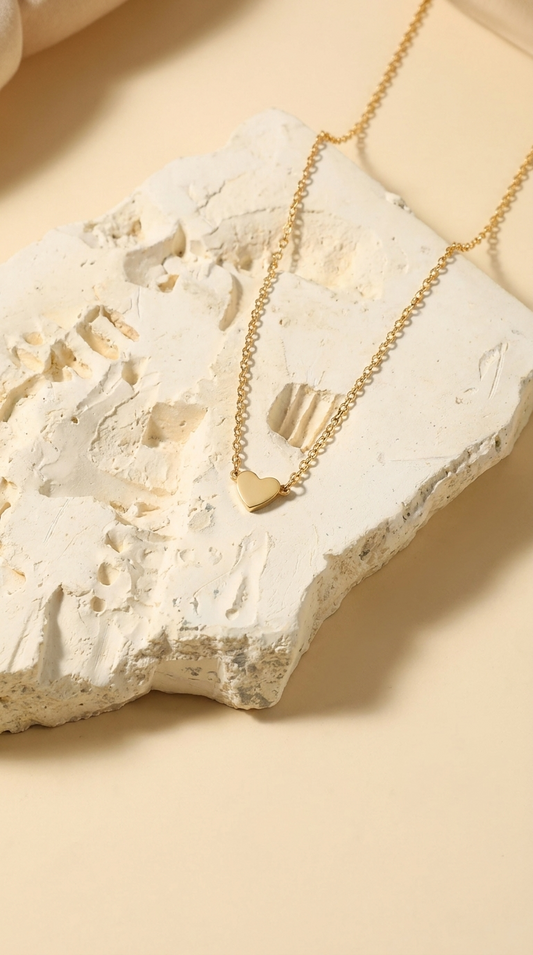 Amour | Collier cœur pour femmes — romantique et ajustable