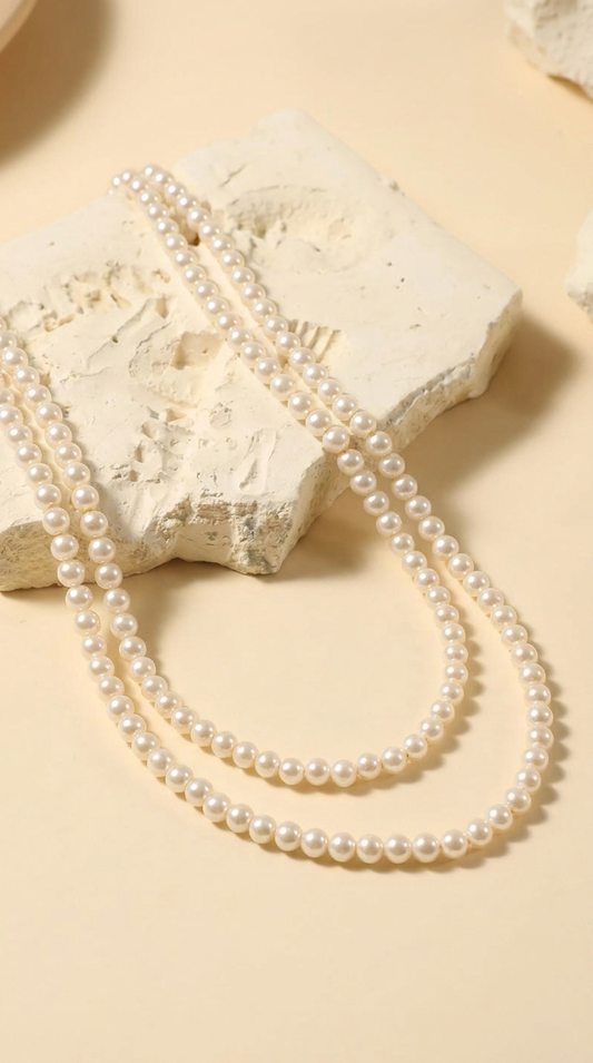 Élise | Collier en Perles Plaqué Or