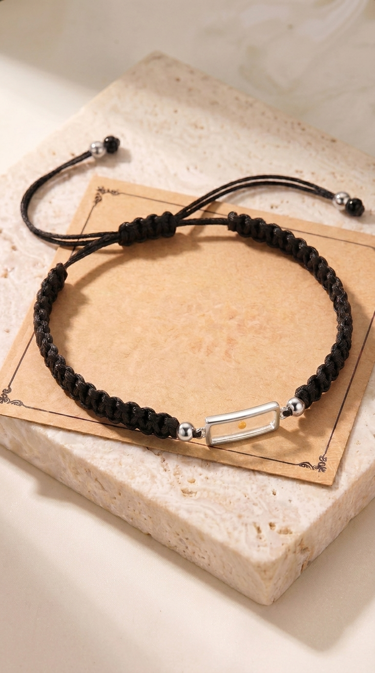 Faith | Bracelet Ajustable Graine de Moutarde
